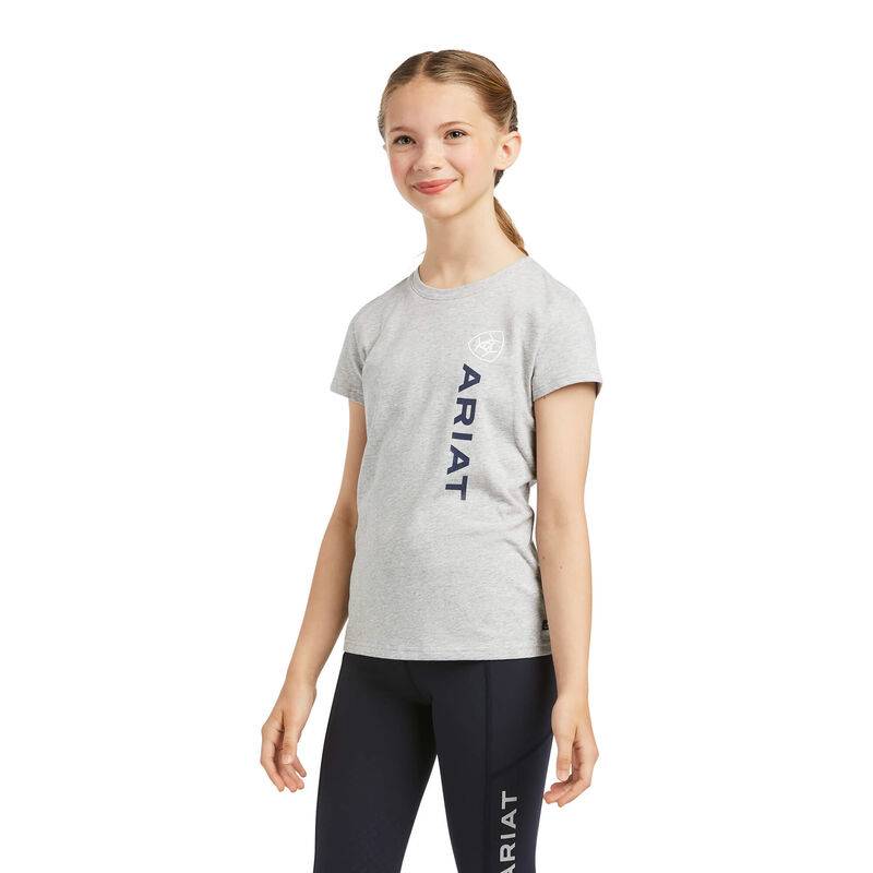 Ariat Kids Vertical Logo Short Sleeve T-Shirt