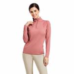 Ariat Ladies Auburn 1/4 Zip Long Sleeve Baselayer Shirt
