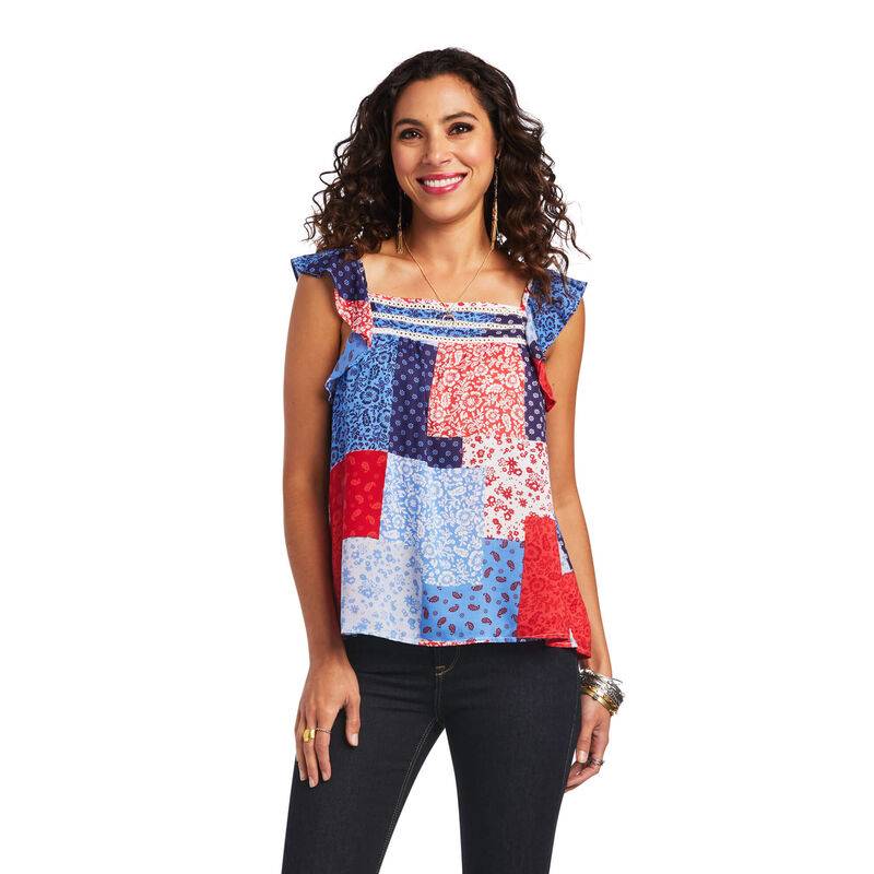 Arait Ladies Blue Note Tank Top