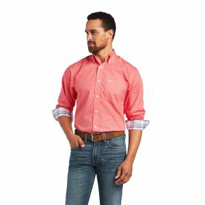 Ariat Mens Wrinkle Free Nathan Fitted Shirt