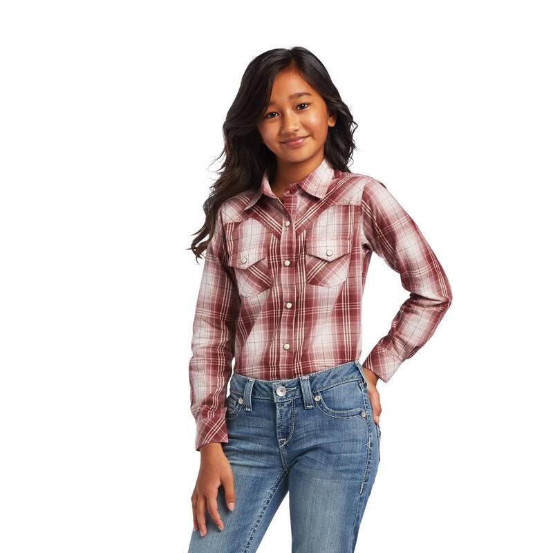 Ariat Kids REAL Plaid Snap Long Sleeve Shirt