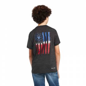 Ariat Kids Charger Patriotic Short Sleeve Tee Shirt