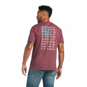 Ariat Mens Buckle Flag T-Shirt