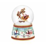 Breyer Santas Sleigh Musical Snow Globe