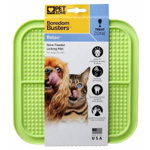 Pet Zone Boredom Busters Relax Slow Feeder Licking Mat