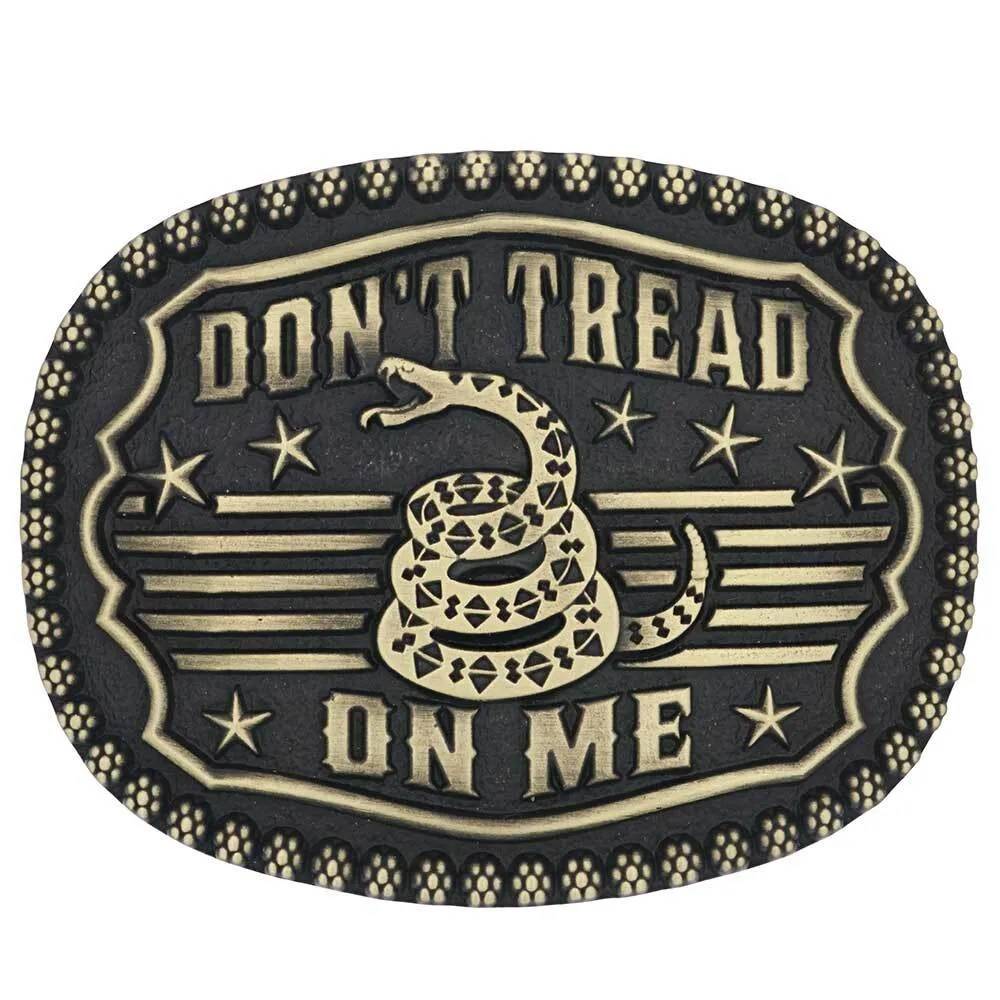 Montana Silversmiths Gadsden Snake Heritage Attitude Buckle