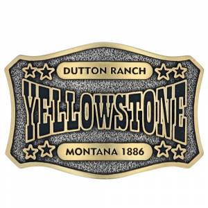 Montana Silversmiths The Y Yellowstone Star Attitude Belt Buckle