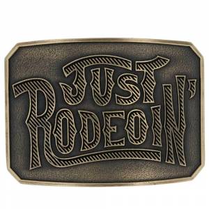 Montana Silversmiths Dale Brisby Just Rodeoin' Attitude Belt Buckle