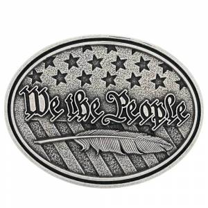 Montana Silversmiths We the People Antiqued Attitude Buckle