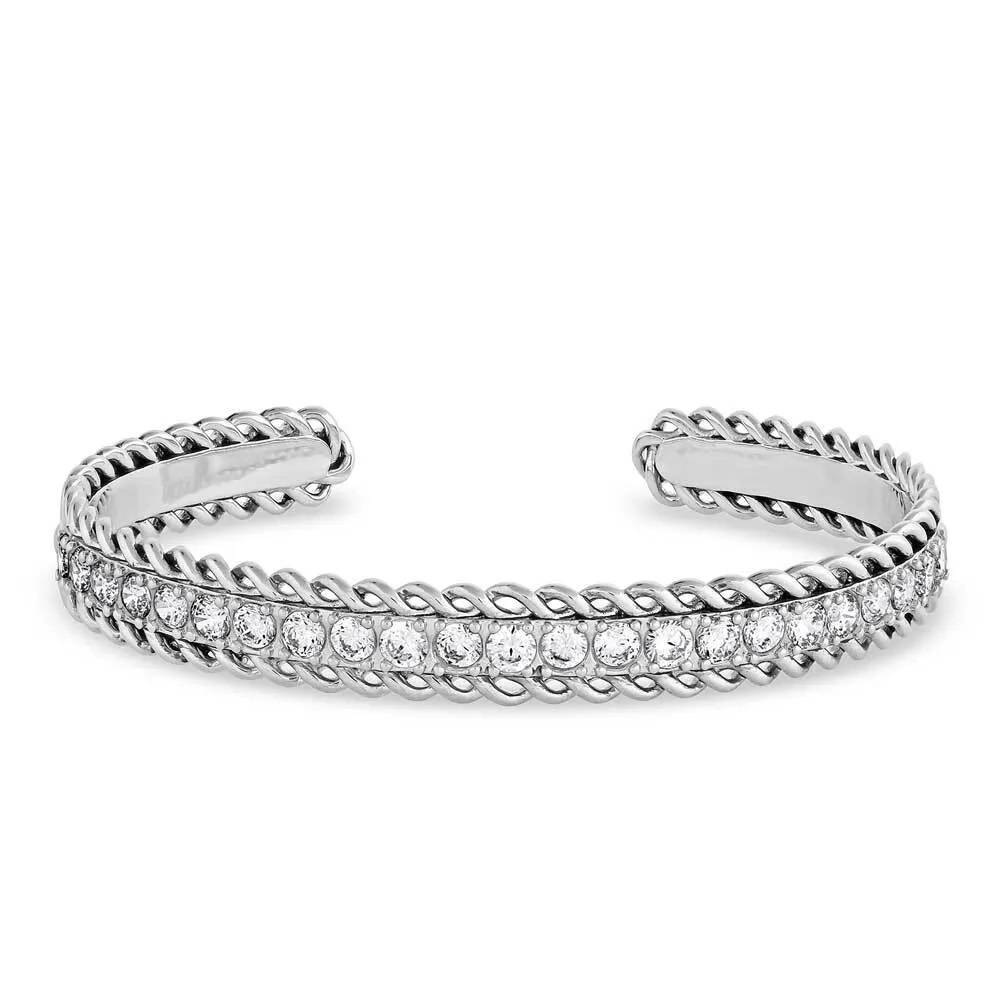 Montana Silversmiths Crystal Roads Cuff Bracelet