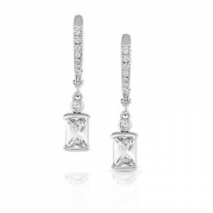 Montana Silversmiths Practically Perfect Crystal Earrings