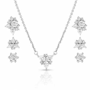 Montana Silversmiths Triple Play Crystal Jewelry Set
