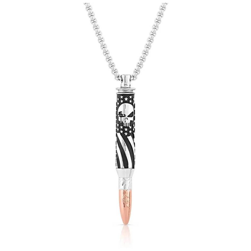 Montana Silversmiths I'll Cover You Sniper Bullet Necklace