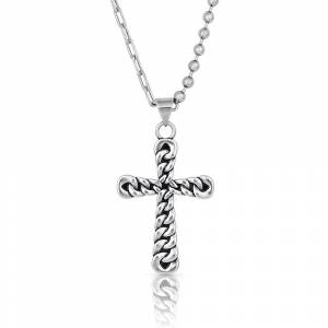 Montana Silversmiths Strongly Linked Cross Necklace