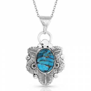 Montana Silversmiths Sheridan Fields Blue Turquoise Necklace
