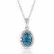 Montana Silversmiths Open Night Sky Turquoise Necklace
