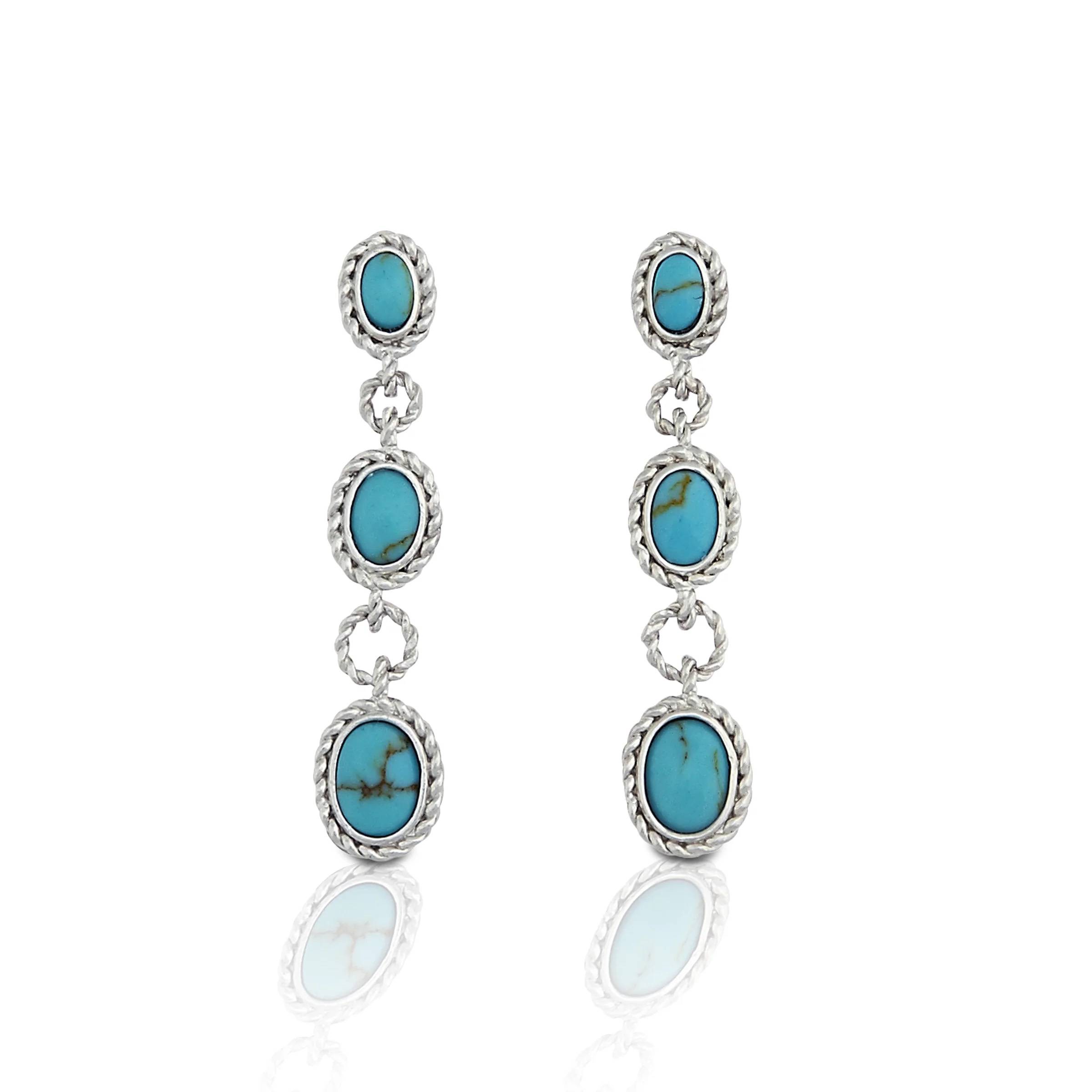 Kelly Herd Turquoise Drop Earrings