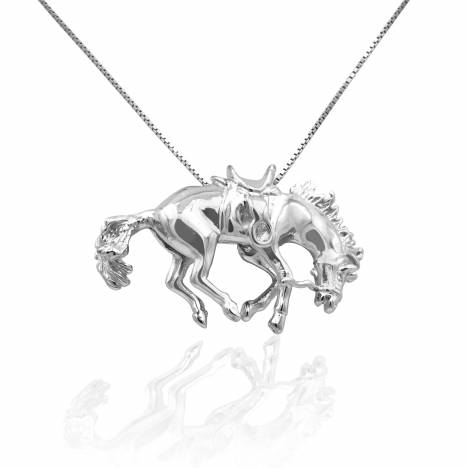 Kelly Herd Bucking Saddle Bronc Pendant