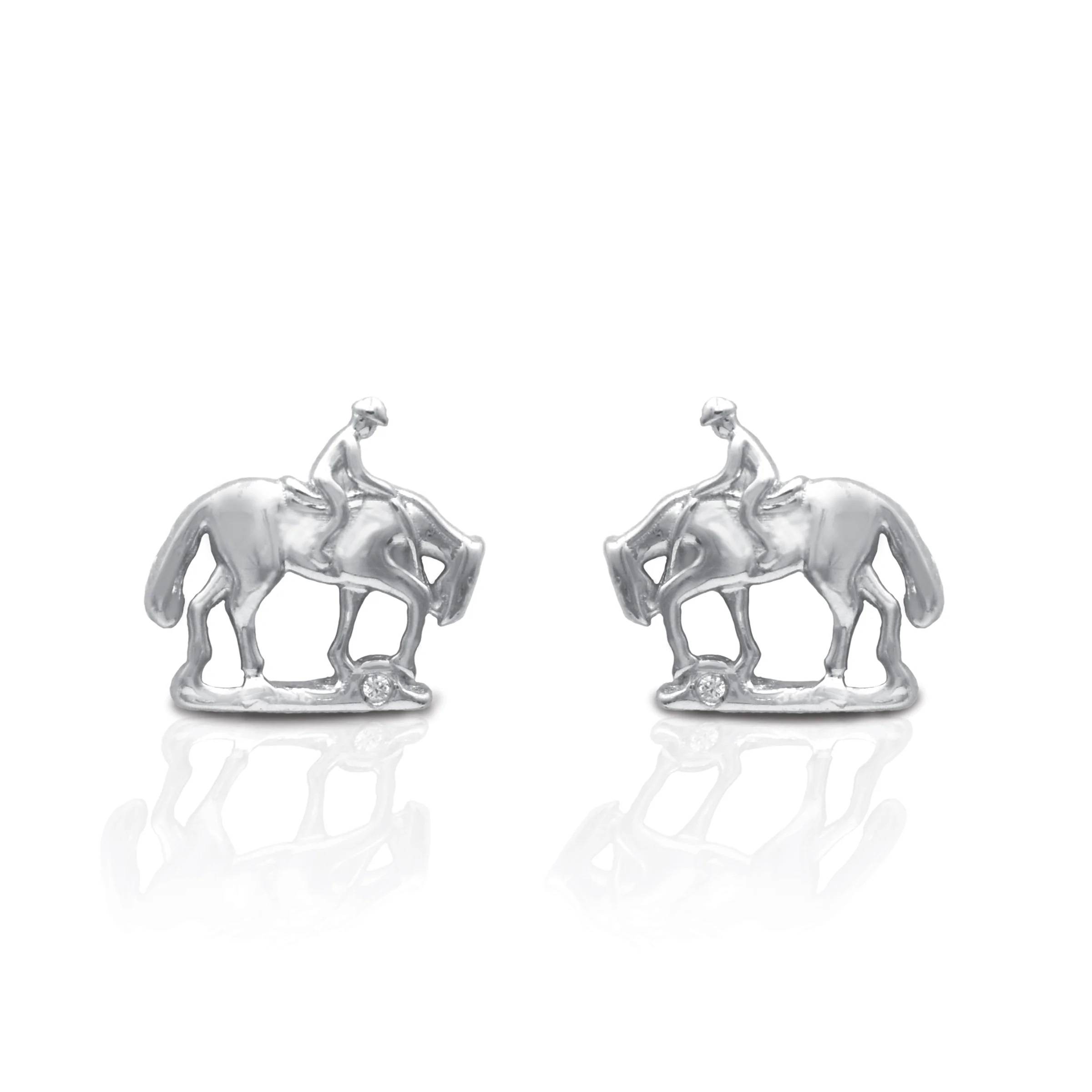 Kelly Herd Trail Horse Earrings