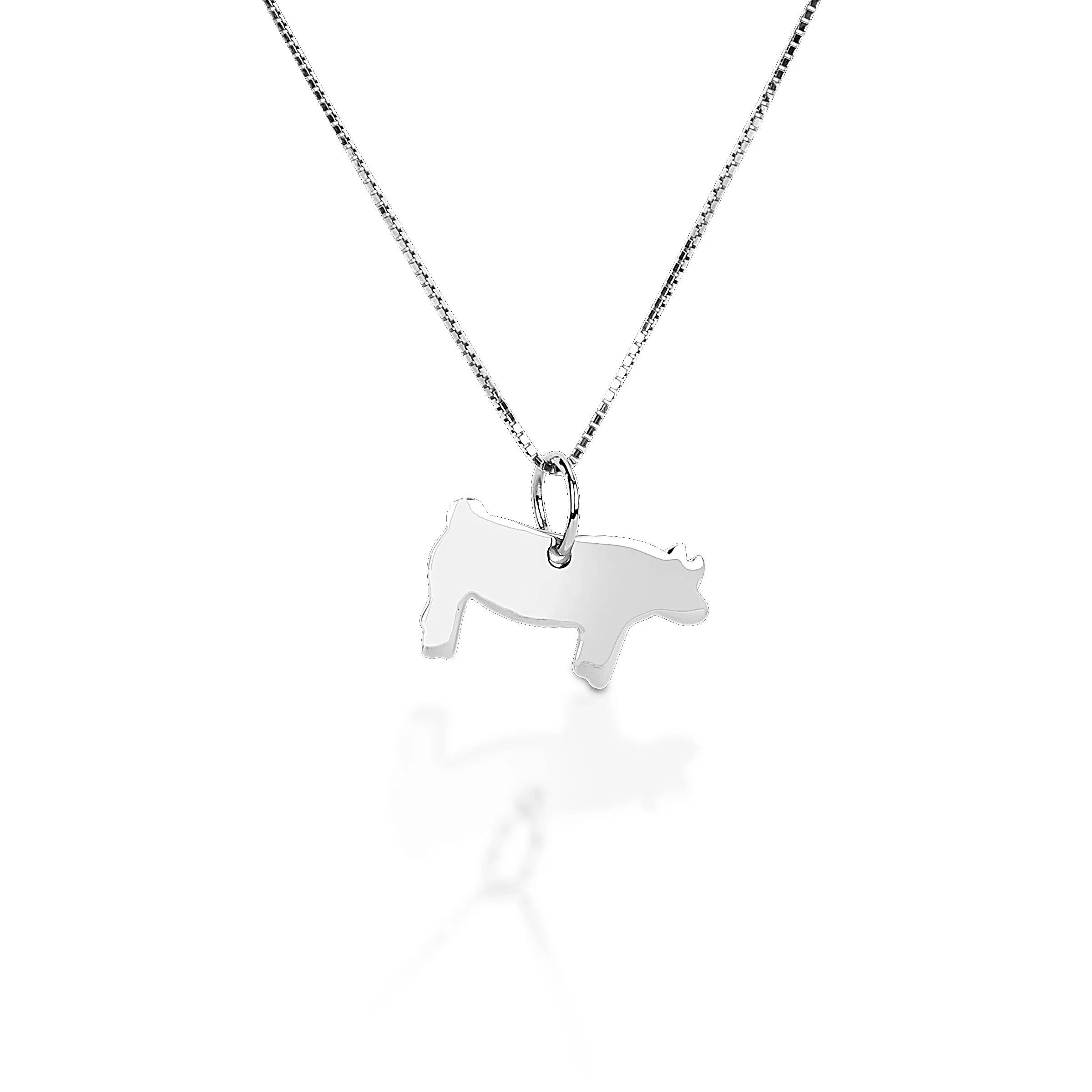 Kelly Herd Pig Silhouette Pendant