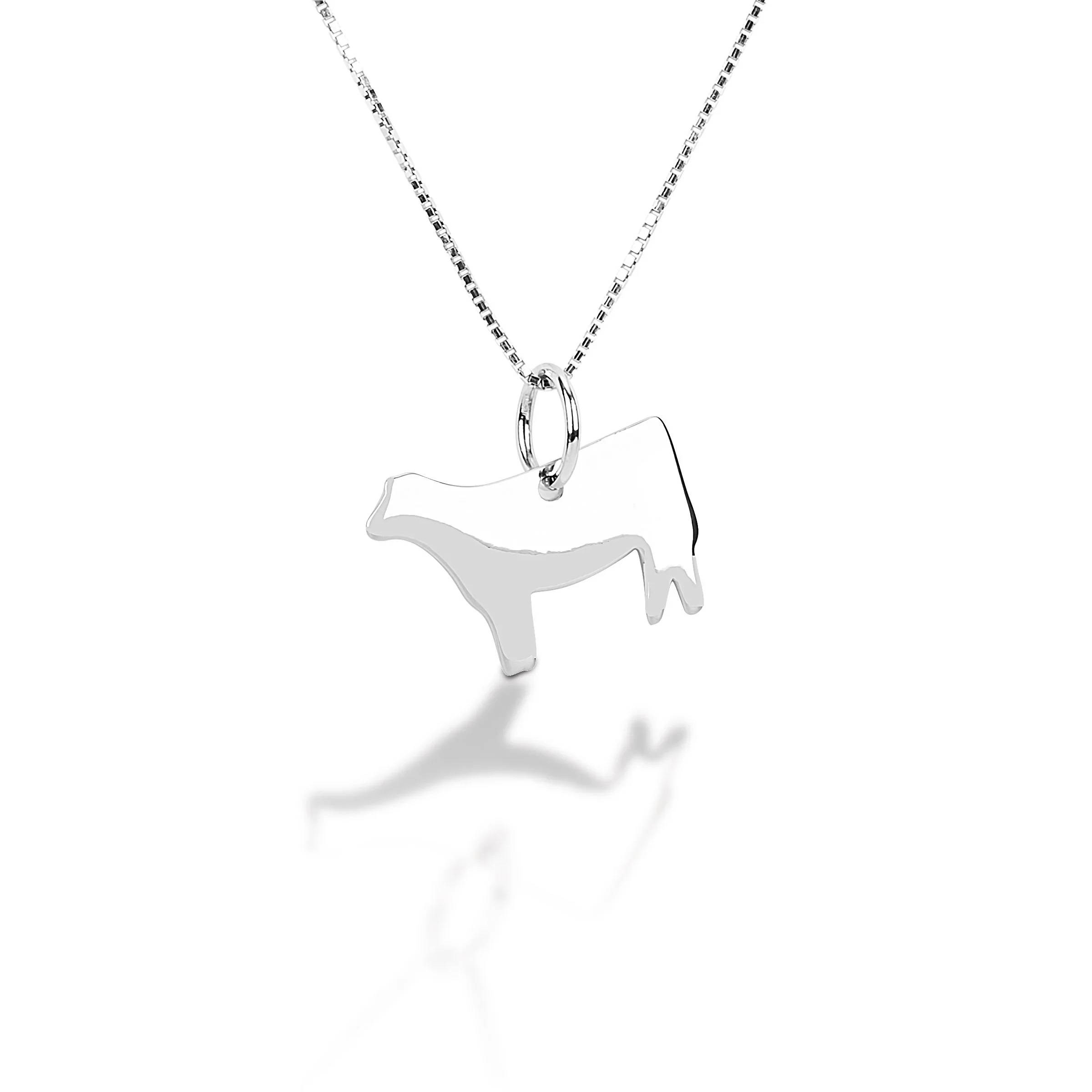 Kelly Herd Heifer Silhouette Pendant