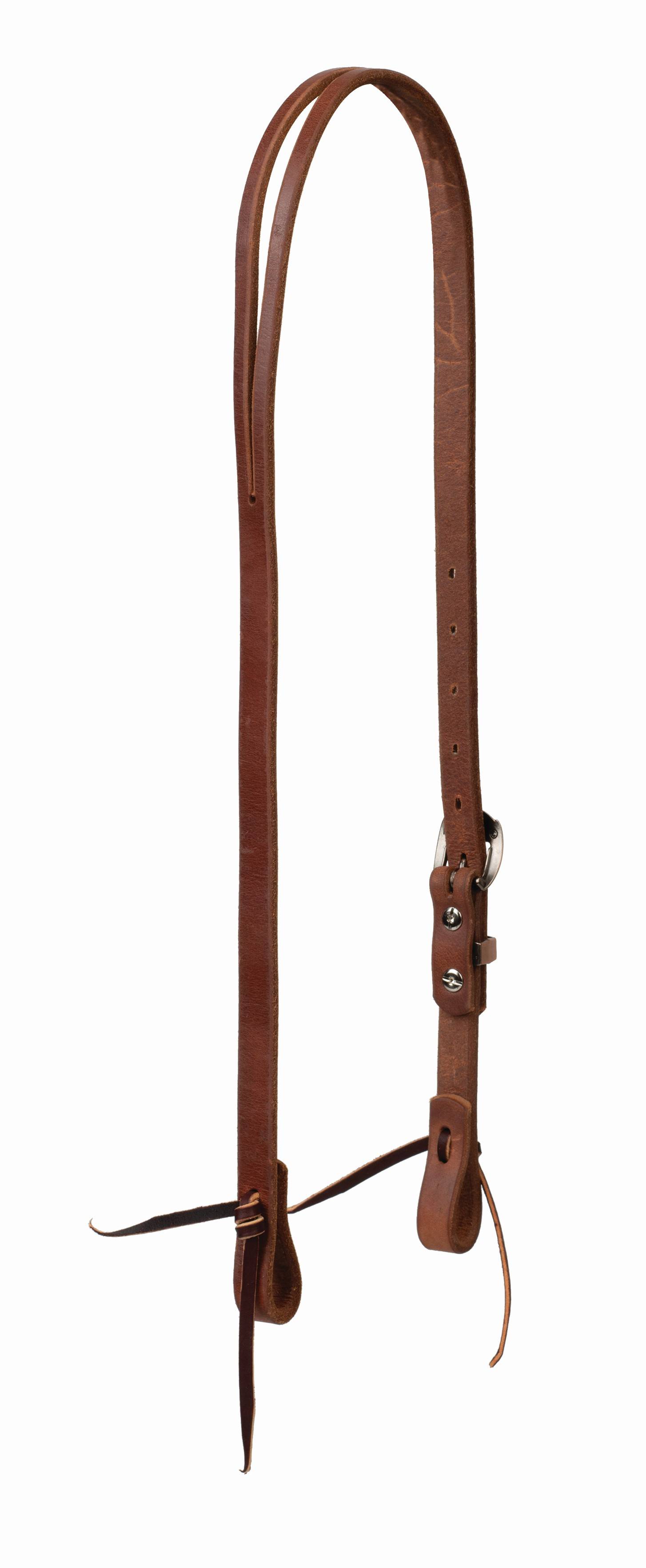 Weaver ProTack Split Ear Headstall withSaltlick Heel Buckle Designer Hardware