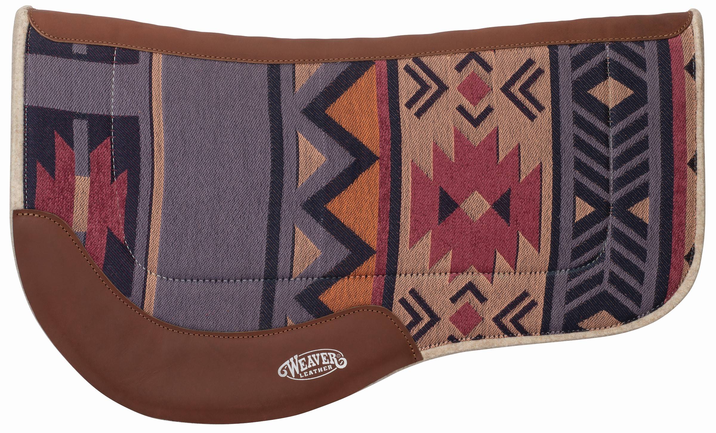 Weaver All Purpose Trail Gear Contoured Wool Blend Felt Saddle Pad