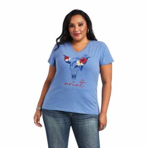 Ariat Ladies REAL Tropic Steerhead Tee Shirt