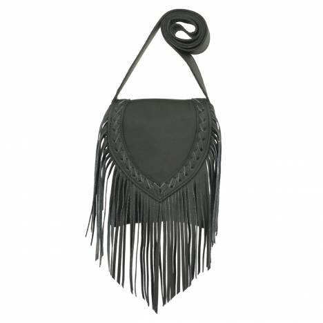 American West Fringed Cowgirl Flap Crossbody Bag