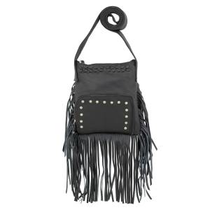 American West Fringed Cowgirl Crossbody with Front Compartment