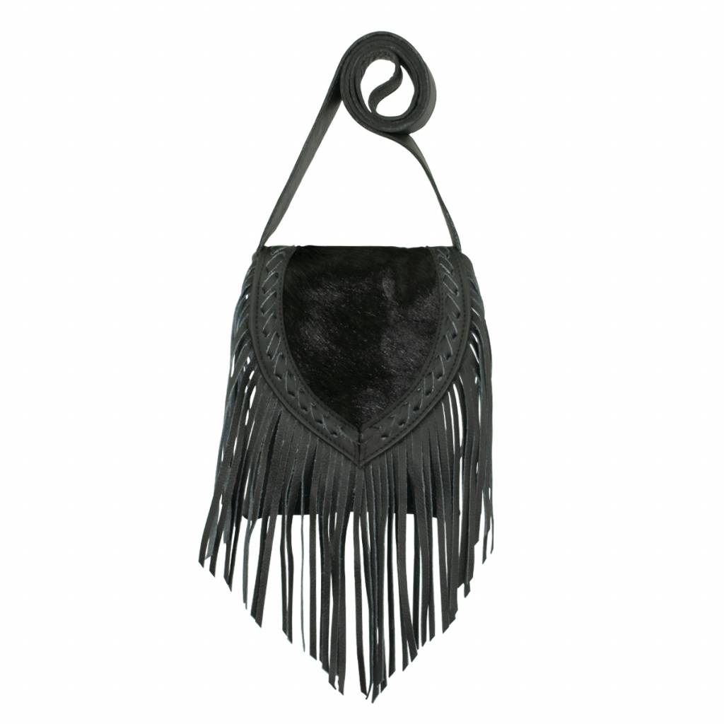 American West Fringed Cowgirl Flap Crossbody Bag