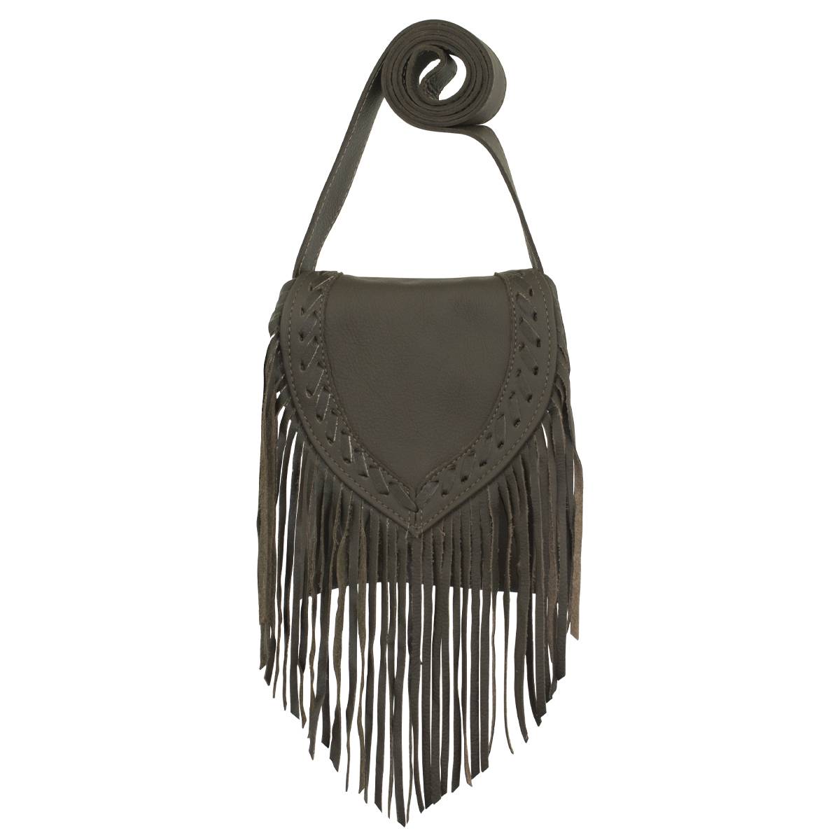 American West Fringed Cowgirl Flap Crossbody Bag