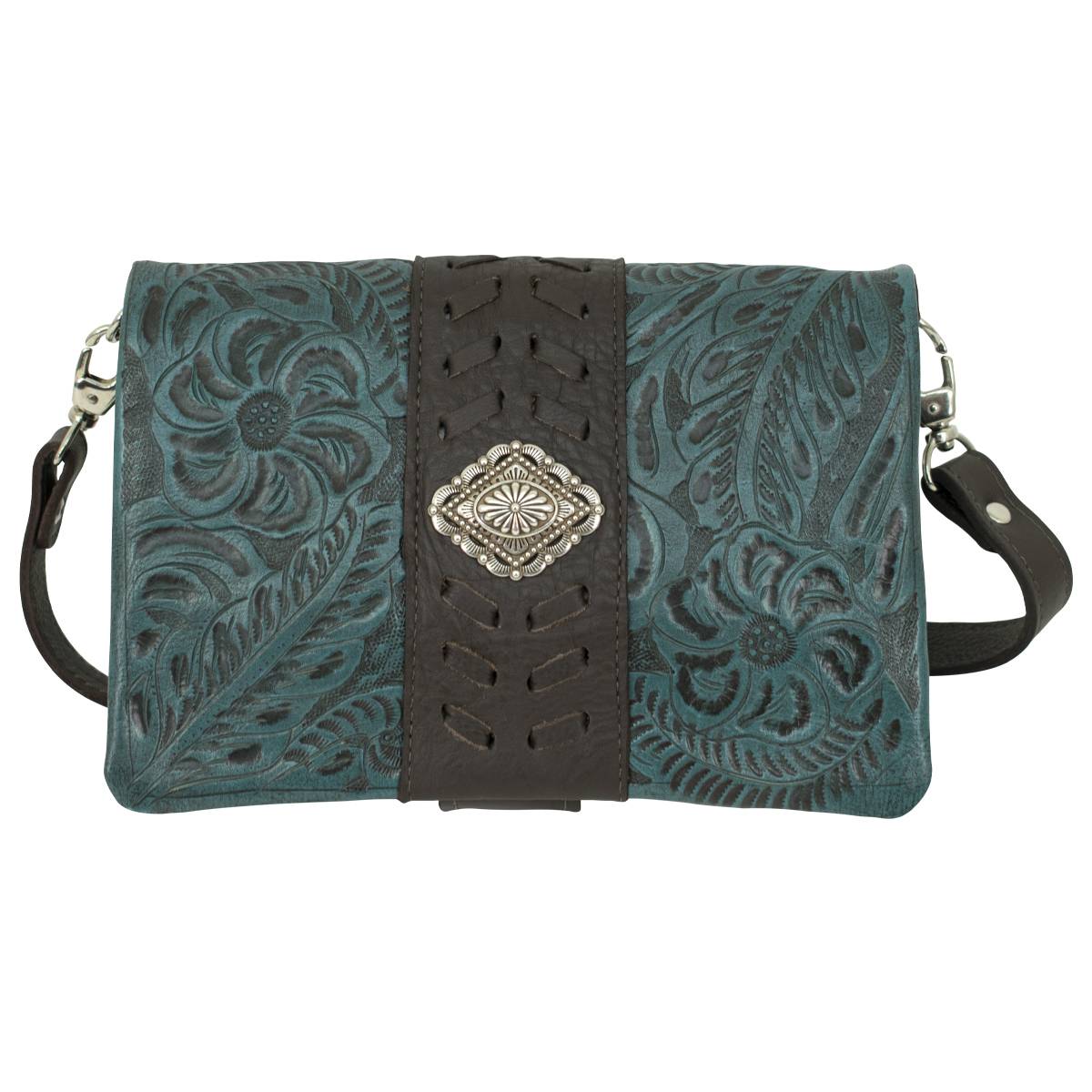 American West Large Grab-And-Go Foldover Crossbody Bag
