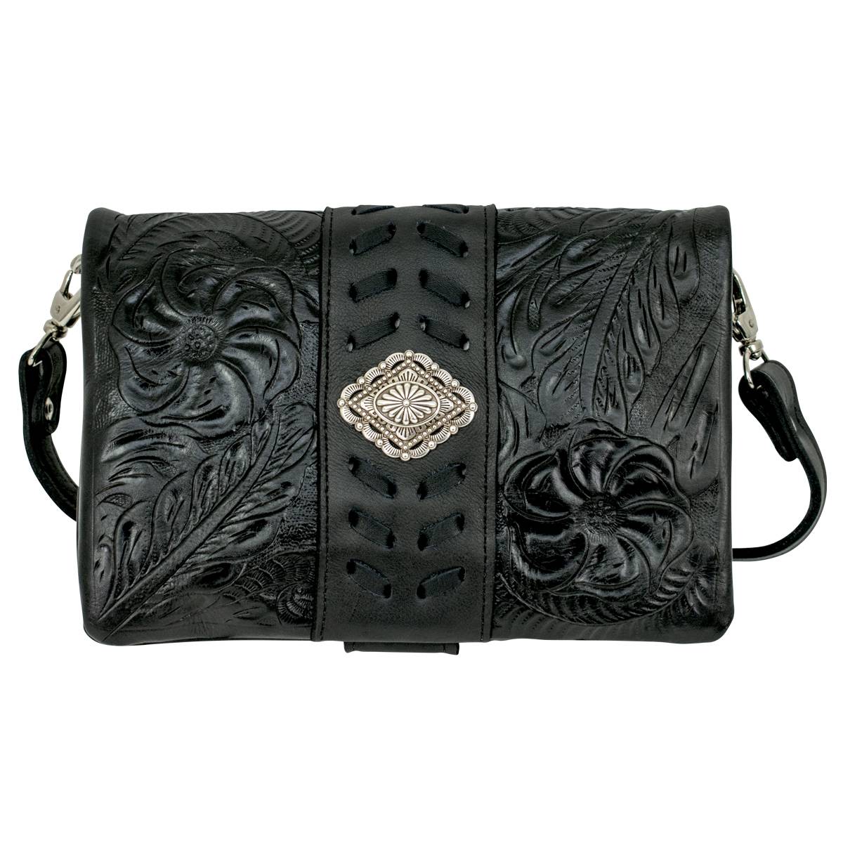 American West Large Grab-And-Go Foldover Crossbody Bag
