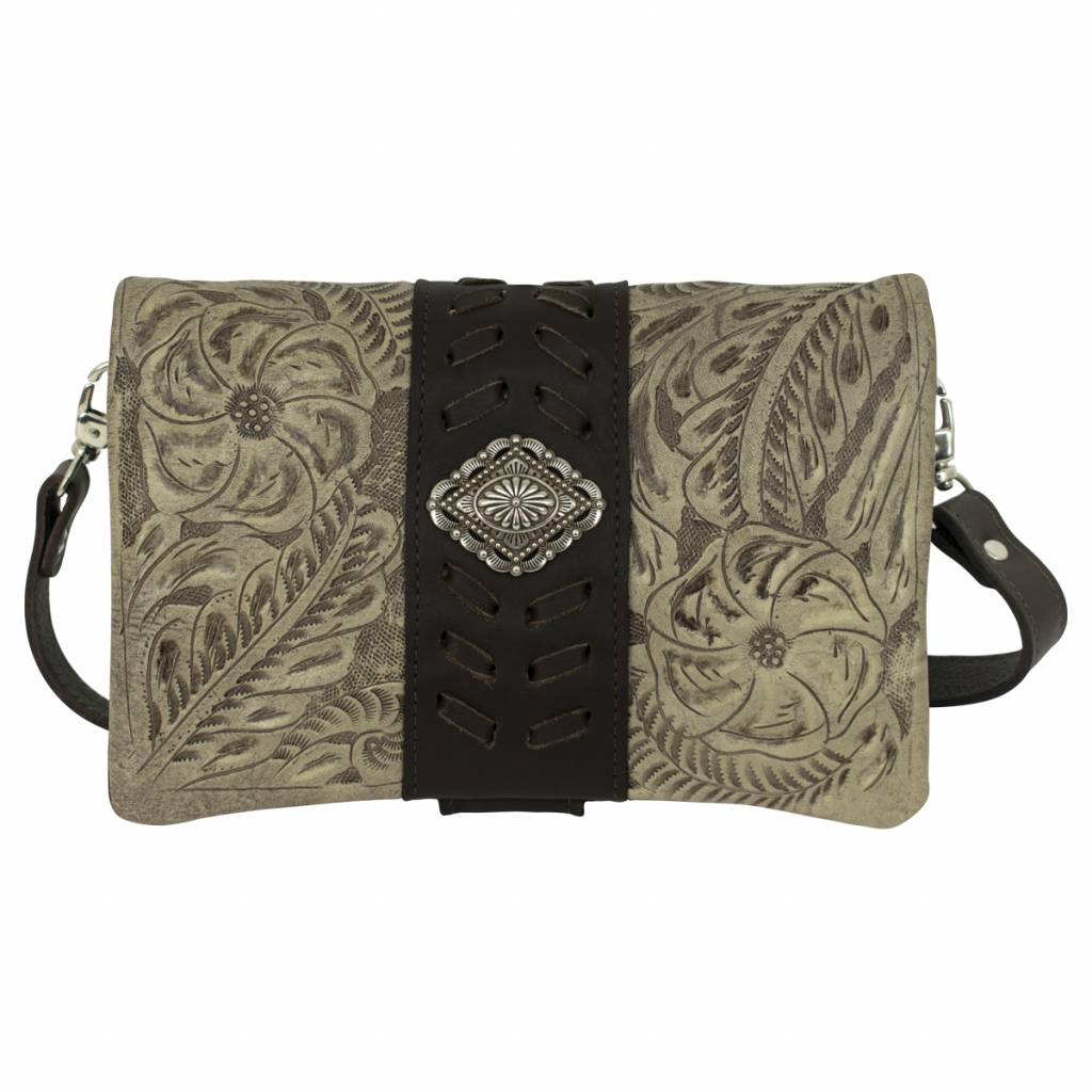 American West Large Grab-And-Go Foldover Crossbody Bag