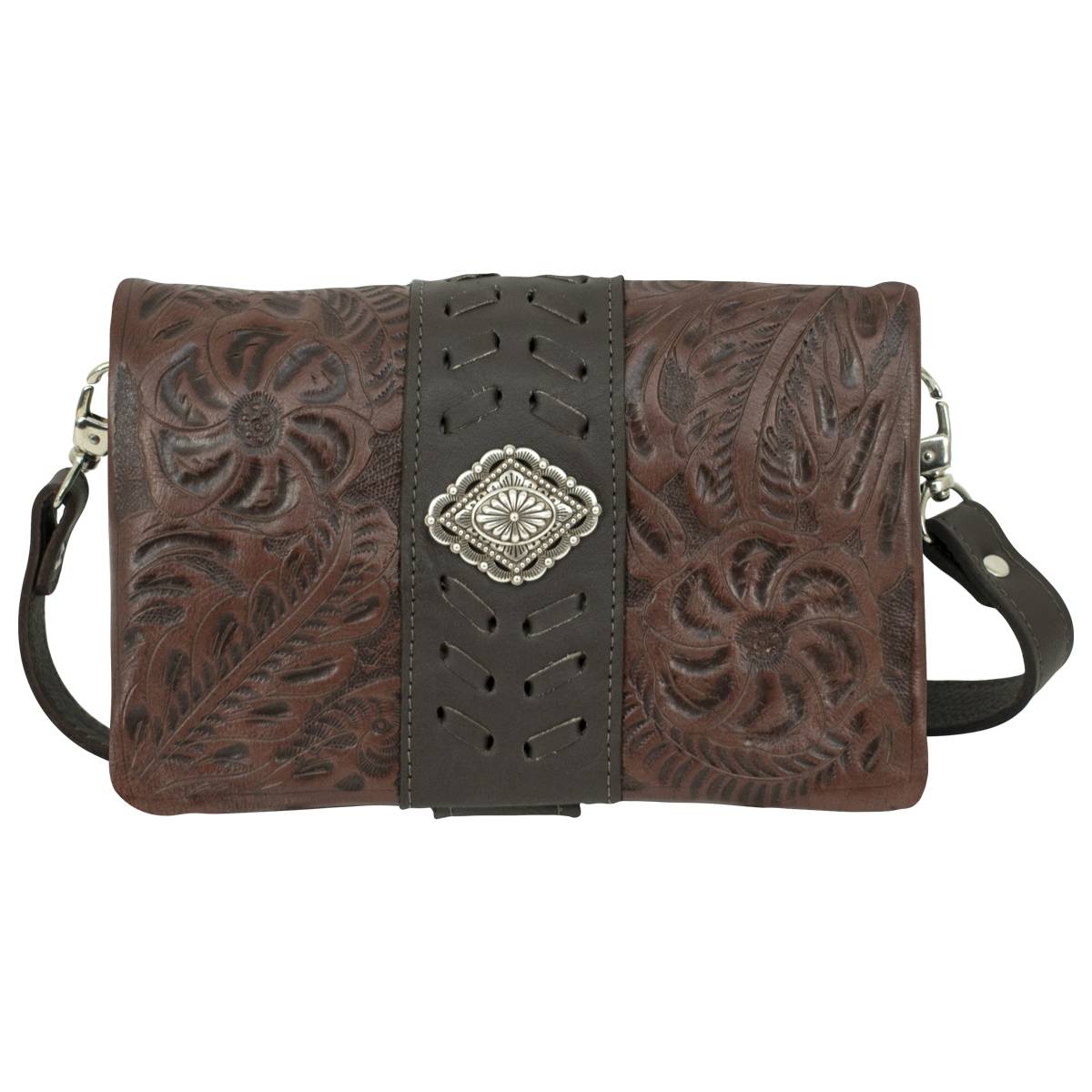American West Large Grab-And-Go Foldover Crossbody Bag