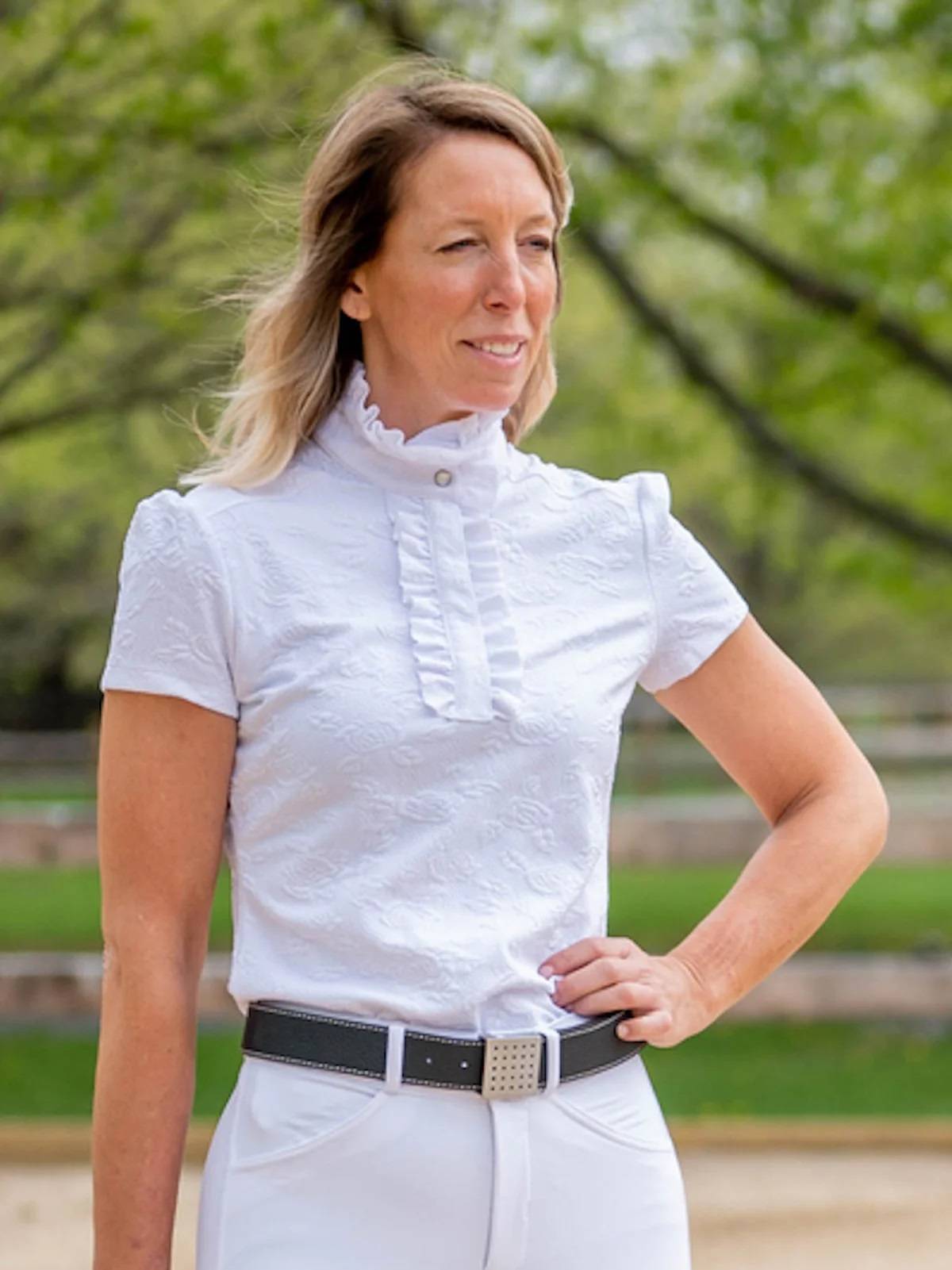 FITS Ladies Ruffles-II Show Shirt
