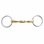 M. Toulouse Sanft Curved Mouth 16mm Loose Ring Snaffle Bit with Lozenge
