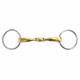M. Toulouse Sanft Curved Mouth 18mm Loose Ring Snaffle Bit with Lozenge
