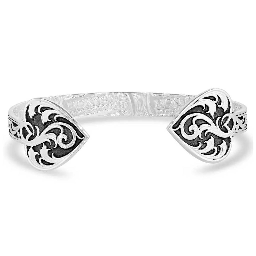 Montana Silversmiths Ace of Hearts Cuff Bracelet
