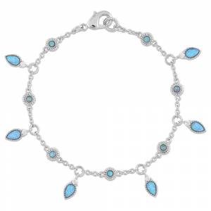 Montana Silversmiths Charmer Opal Bracelet