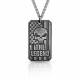 Montana Silversmiths The Legend Chris Kyle Glory Dog Tag Necklace