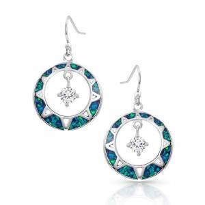 Montana Silversmiths Aztec Opal Sun Earrings