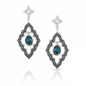 Montana Silversmiths Upon A Star Turquoise Earrings