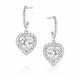 Montana Silversmiths Queen of Hearts Crystal Earrings