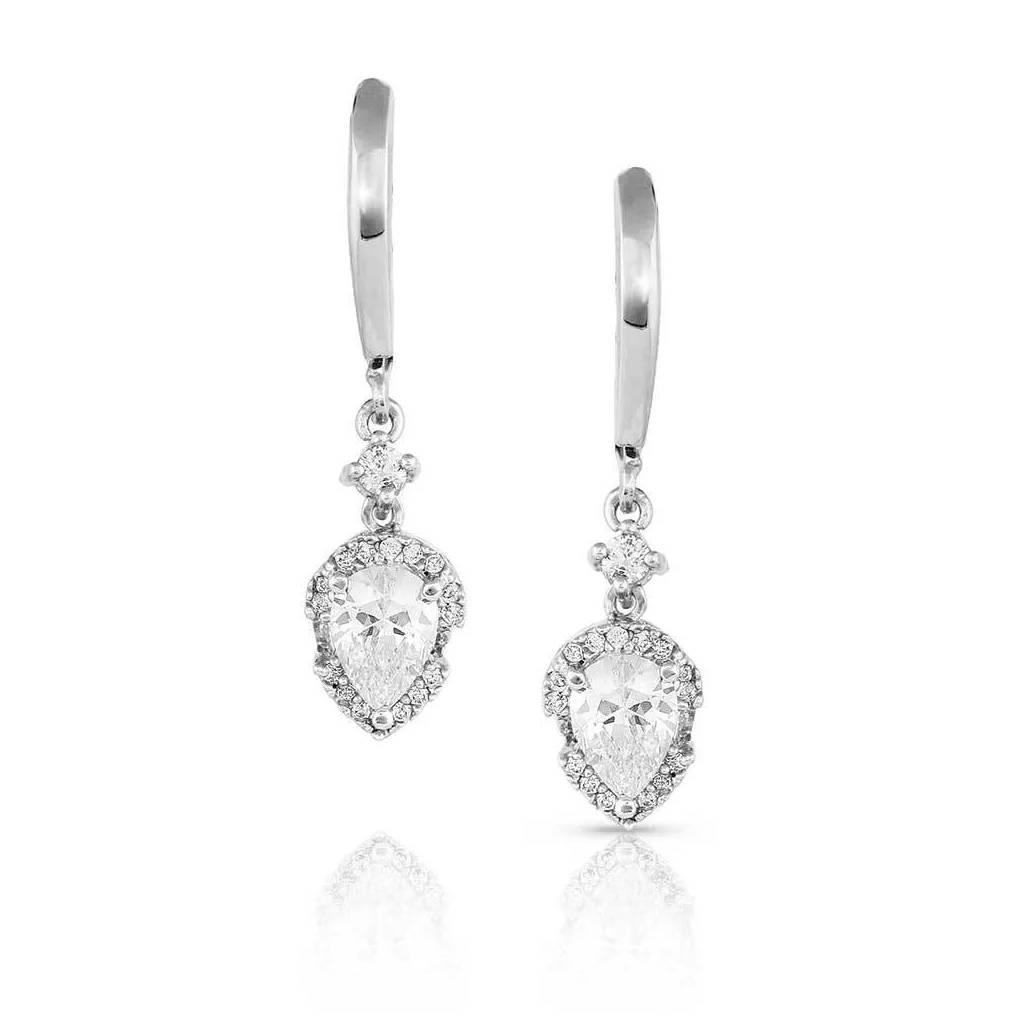 Montana Silversmiths Poised Perfection Crystal Earrings