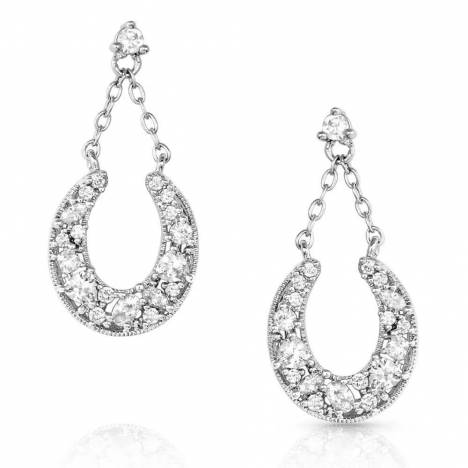 Montana Silversmiths Intentional Luck Crystal Drop Earrings