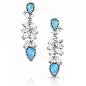 Montana Silversmiths Mystic Falls Opal Crystal Earrings