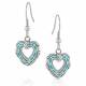 Montana Silversmiths Love Conquers All Heart Earrings