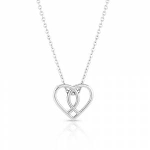 Montana Silversmiths Connected in Faith Light Heart Necklace